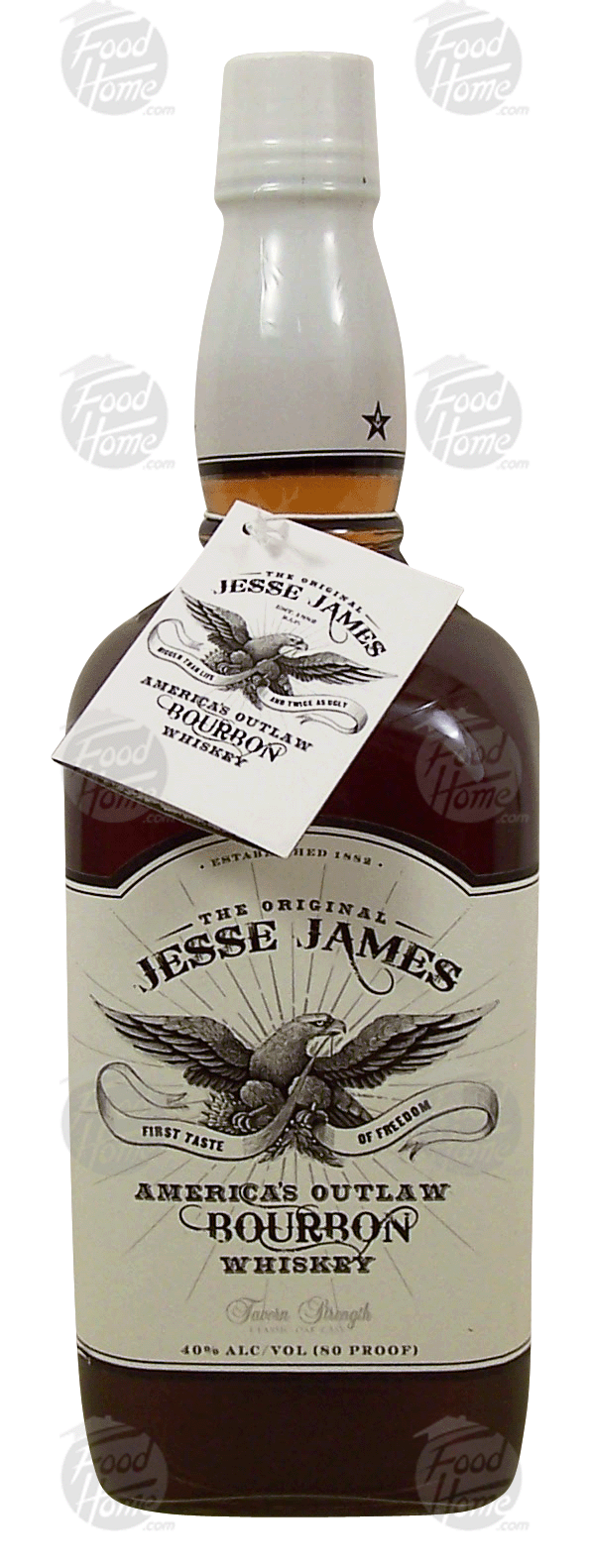 Jesse James America's Outlaw bourbon whiskey, 40% alc. by vol. Full-Size Picture